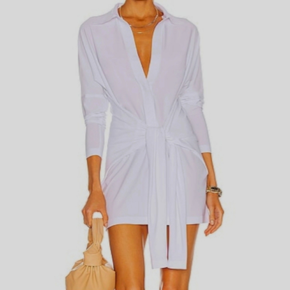 Norma Kamali white dress